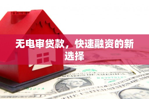 太仆寺旗无电审贷款，快速融资的新选择