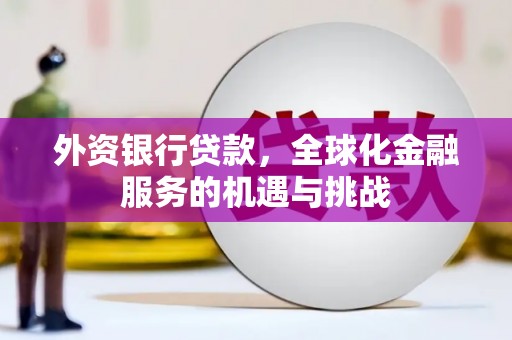 太仆寺旗外资银行贷款，全球化金融服务的机遇与挑战