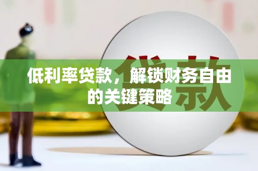 太仆寺旗低利率贷款，解锁财务自由的关键策略