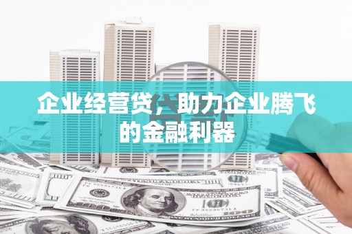 太仆寺旗企业经营贷，助力企业腾飞的金融利器