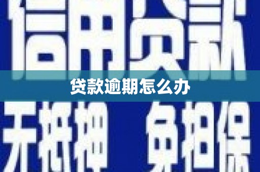 太仆寺旗贷款逾期怎么办
