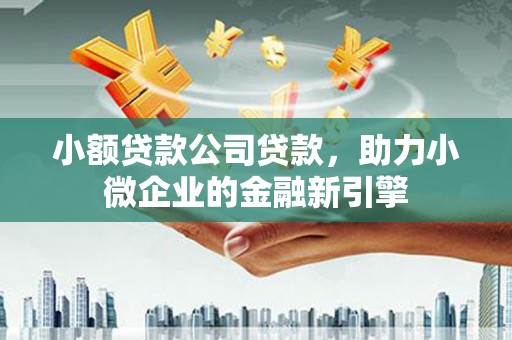 太仆寺旗小额贷款公司贷款，助力小微企业的金融新引擎