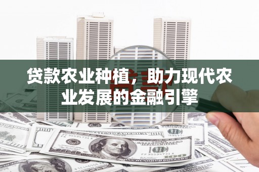 太仆寺旗贷款农业种植，助力现代农业发展的金融引擎