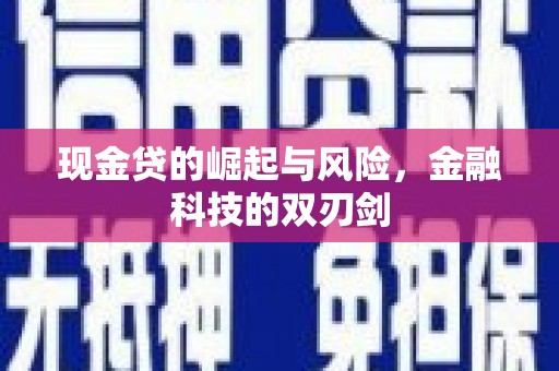 太仆寺旗现金贷的崛起与风险，金融科技的双刃剑