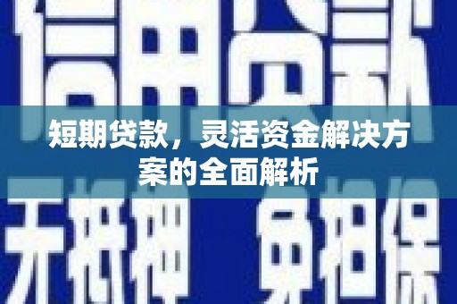 太仆寺旗短期贷款，灵活资金解决方案的全面解析