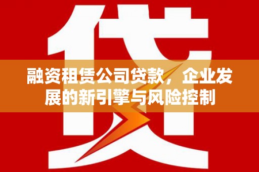 太仆寺旗融资租赁公司贷款，企业发展的新引擎与风险控制