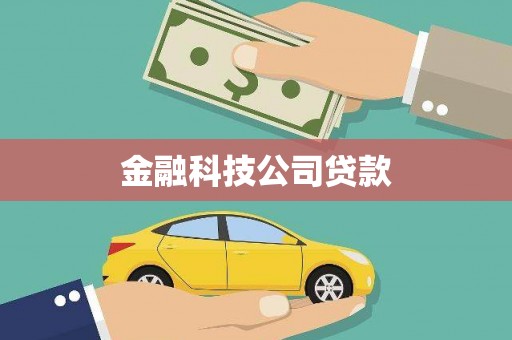 太仆寺旗金融科技公司贷款