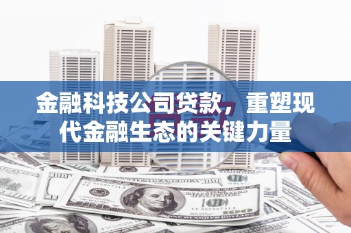 太仆寺旗金融科技公司贷款，重塑现代金融生态的关键力量