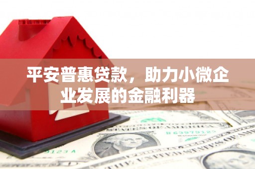 太仆寺旗平安普惠贷款，助力小微企业发展的金融利器